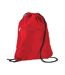 Sac À Cordon Premium Taille Unique Rouge Classique Quadra-1