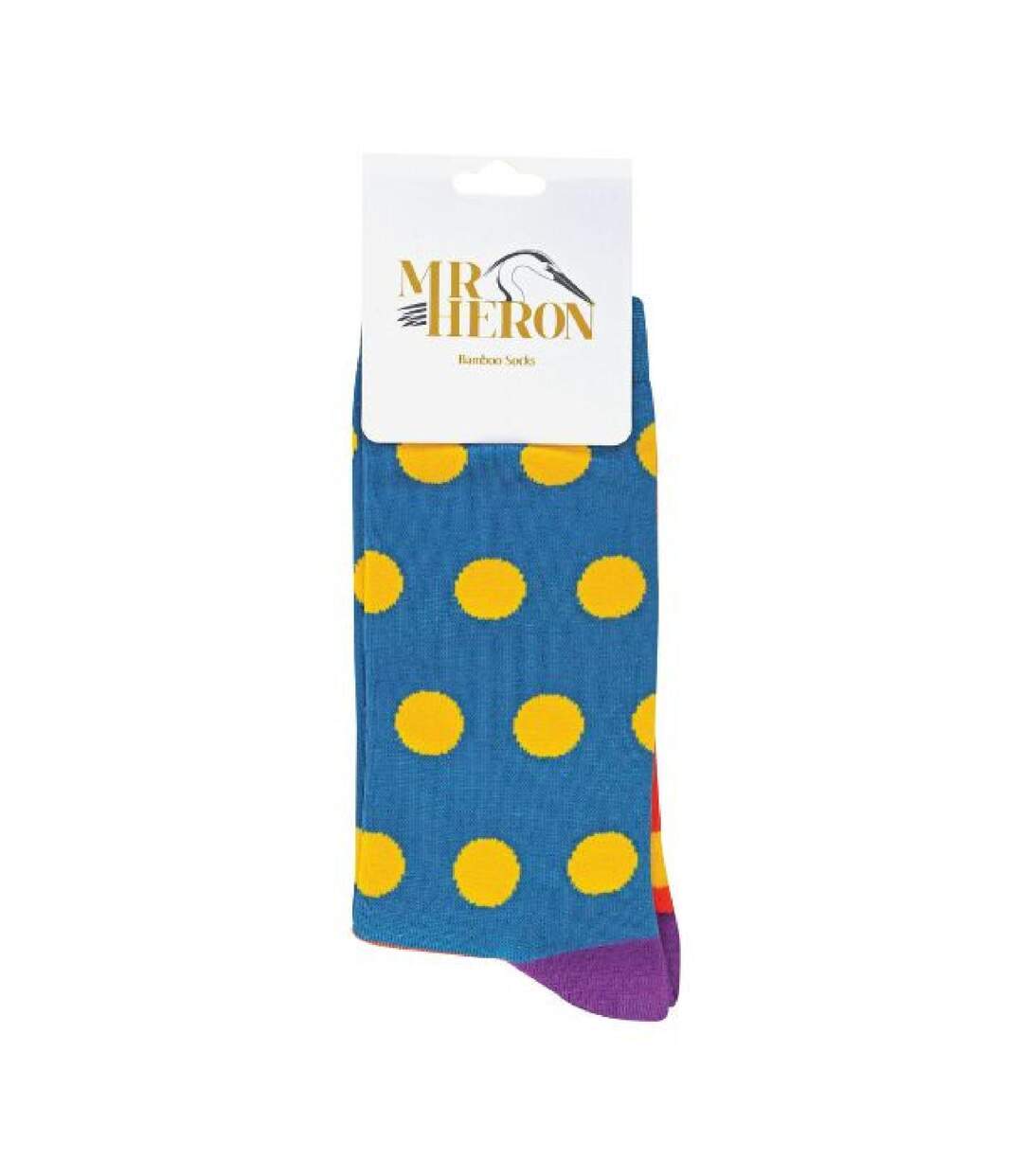 Mr. Heron - Chaussettes Hommes Fantaisie Rayées | Chaussettes Doux Respirant-2