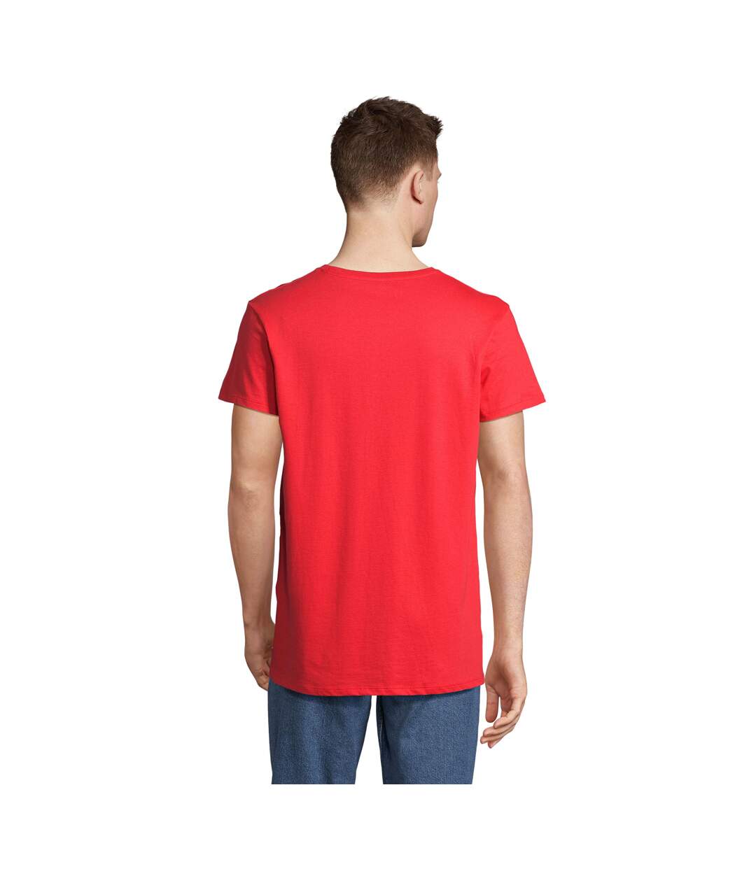T-shirt Re Crusader Adulte Rouge Vif SOLS-3