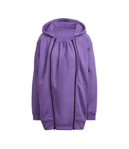 Sweat À Capuche Femme Violet Adidas
