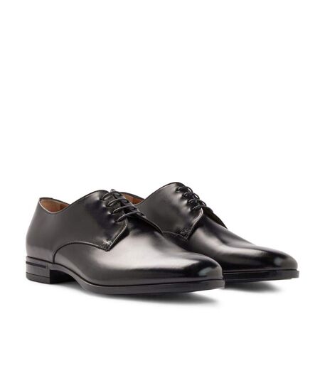 Mens Kensington Leather Derby Shoes Black Boss