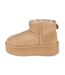 Womens/ladies Stinger Micro Sheepskin Platform Snow Boots Beige EMU Australia-3