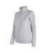 Womens/ladies H4l22 Bld351 Full Zip Sweatshirt Light Grey Melange 4F-2