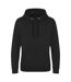 Sweat À Capuche Just Hoods Graduate Homme Noir Vif Awdis-1