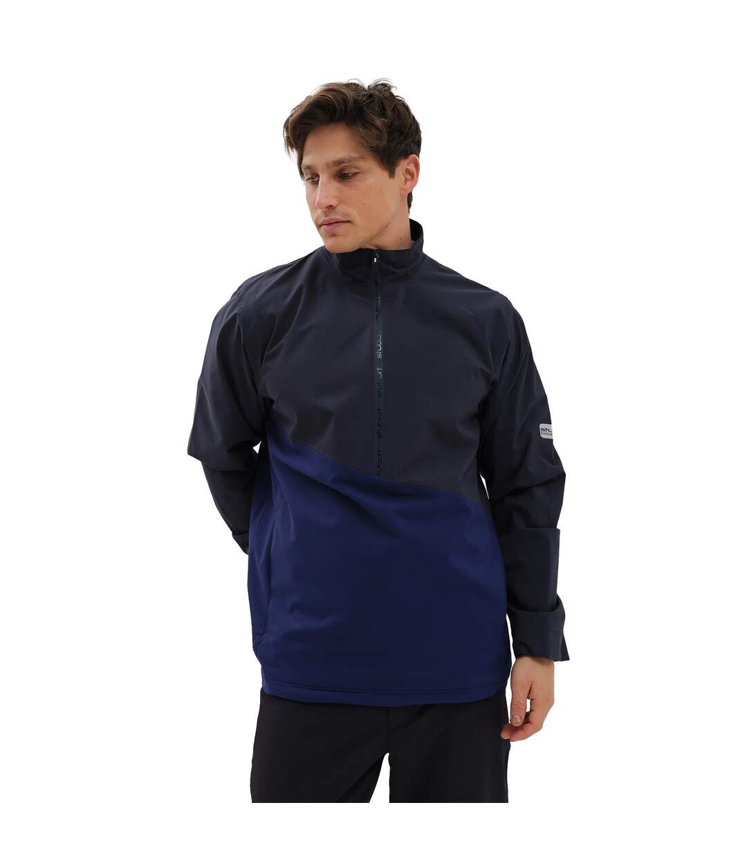 Mens evolution-tech waterproof jacket french navy Stuburt