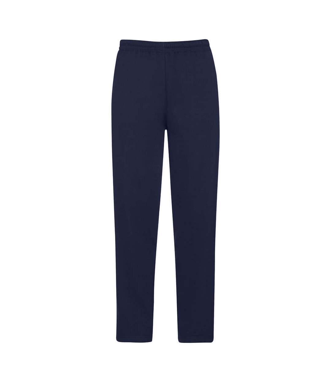 Mens Open Hem Jogging Bottoms Deep Navy Fruit Of The Loom-3