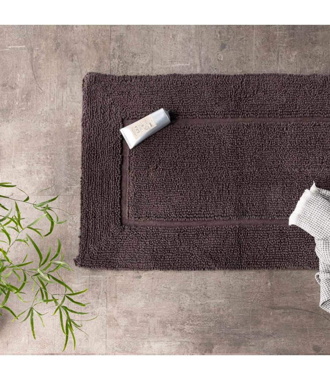 Tapis de Salle de Bain William 50x80cm Gris-3