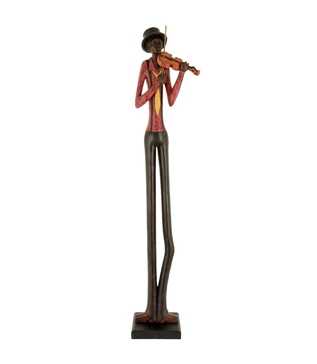 Standing jazz band violinist one size brown/red Hill Interiors-1