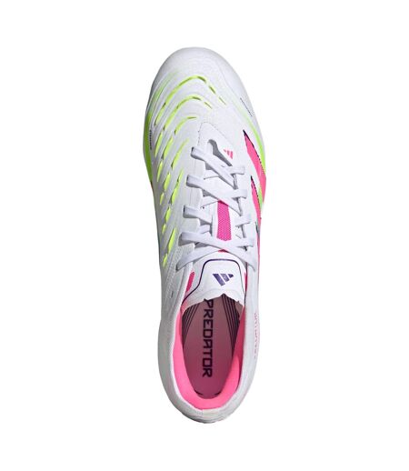 Chaussures De Foot Pour Terrain Ferme Homme Blanc Rose Citron Predator
