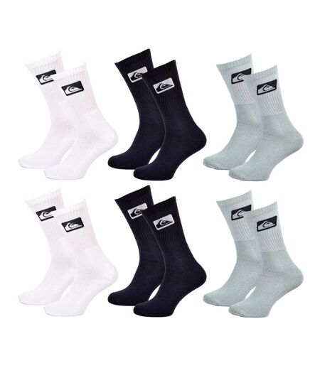 Chaussettes QUIKSILVER CUSHIONED CREW - Pack de 6