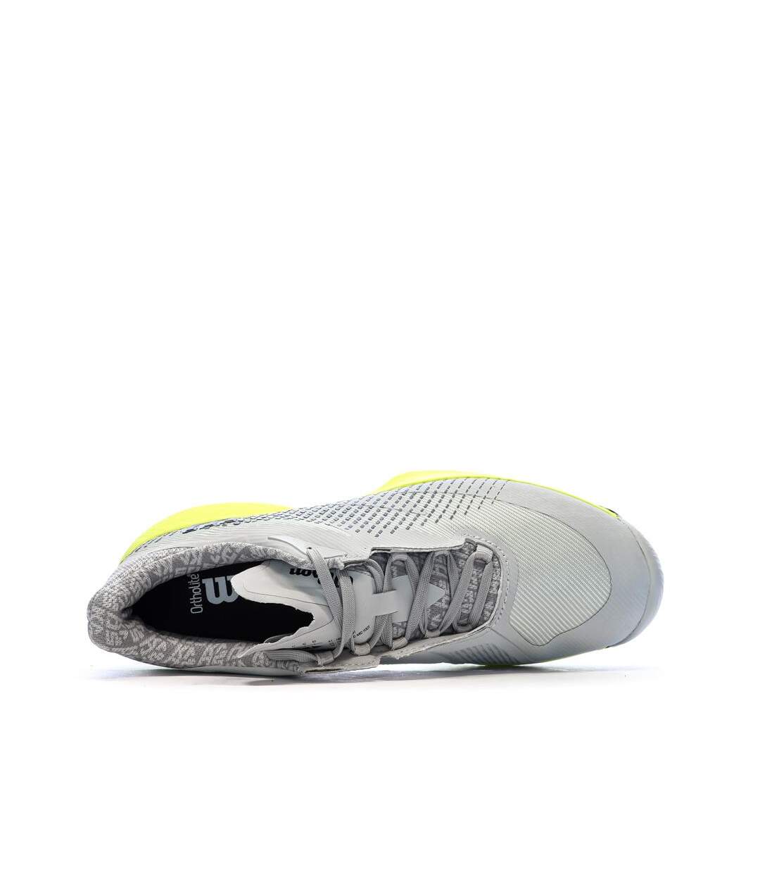 Chaussures de tennis grises/jaunes homme wilson hurakn-4