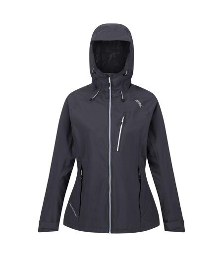 Womens/ladies Birchdale Shell Waterproof Jacket Seal Grey White Regatta