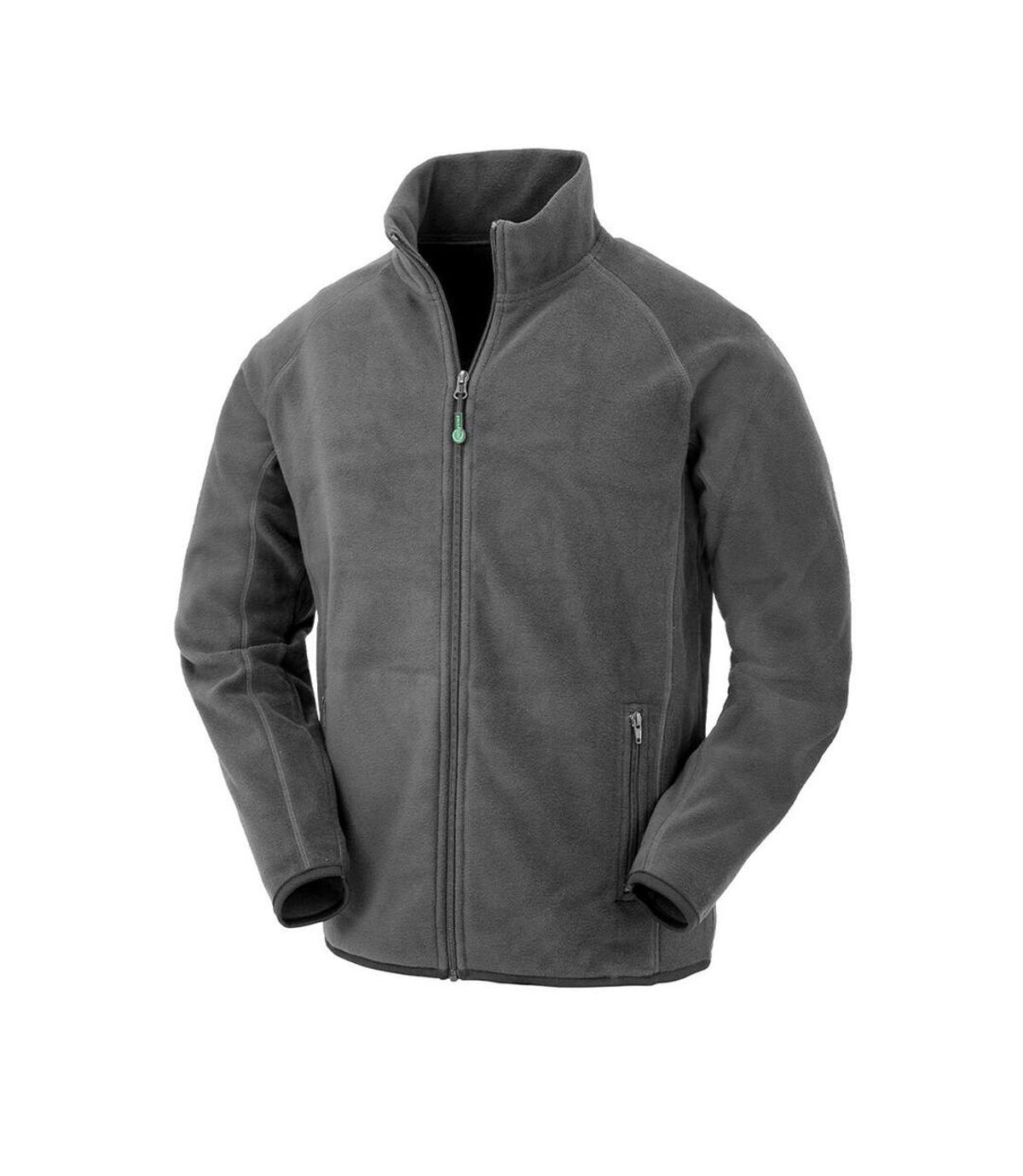 Result Genuine Recycled Mens Polarthermic Fleece Jacket (Gray)