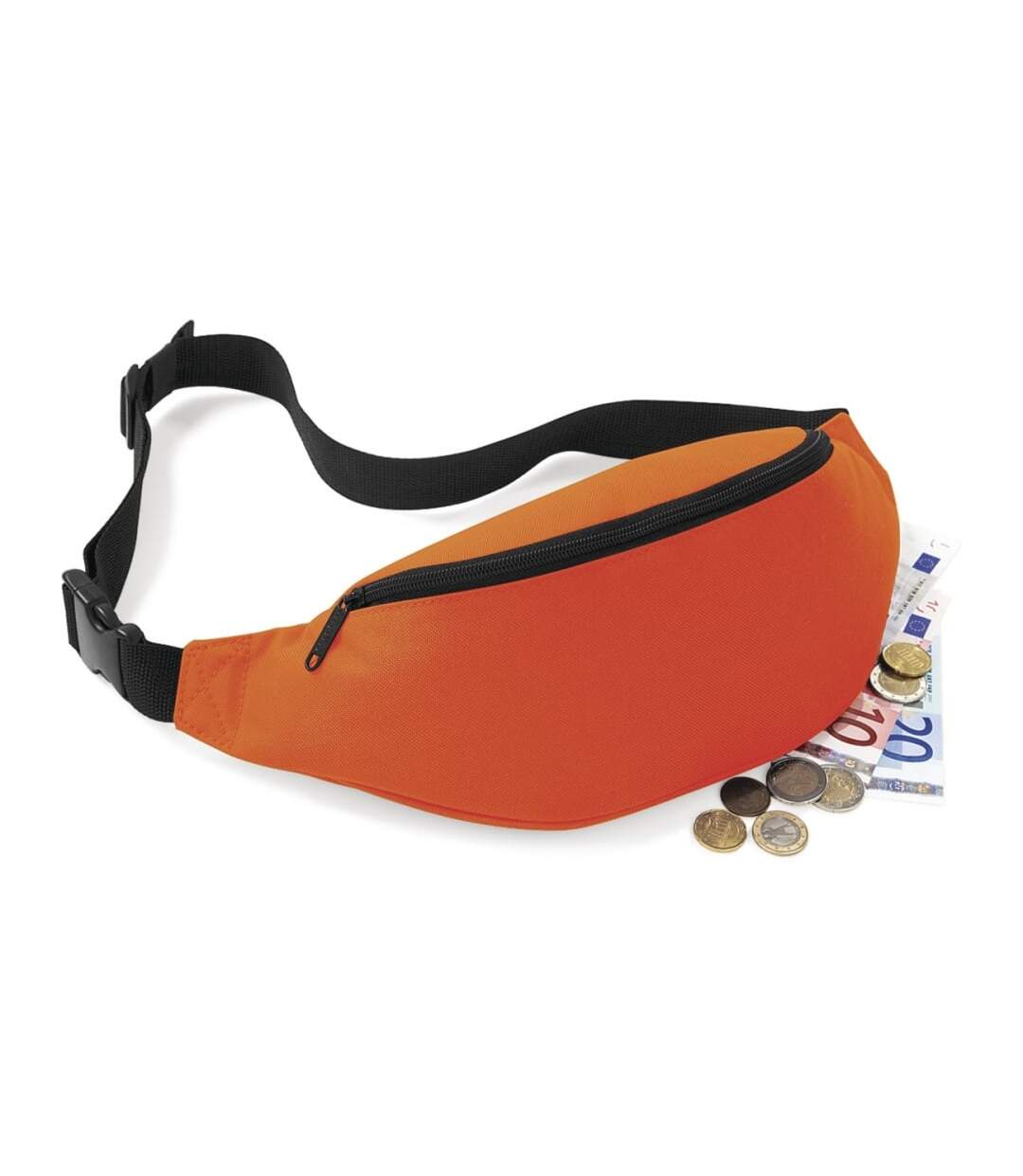 Adjustable belt bag 2.5 litres orange Bagbase-2