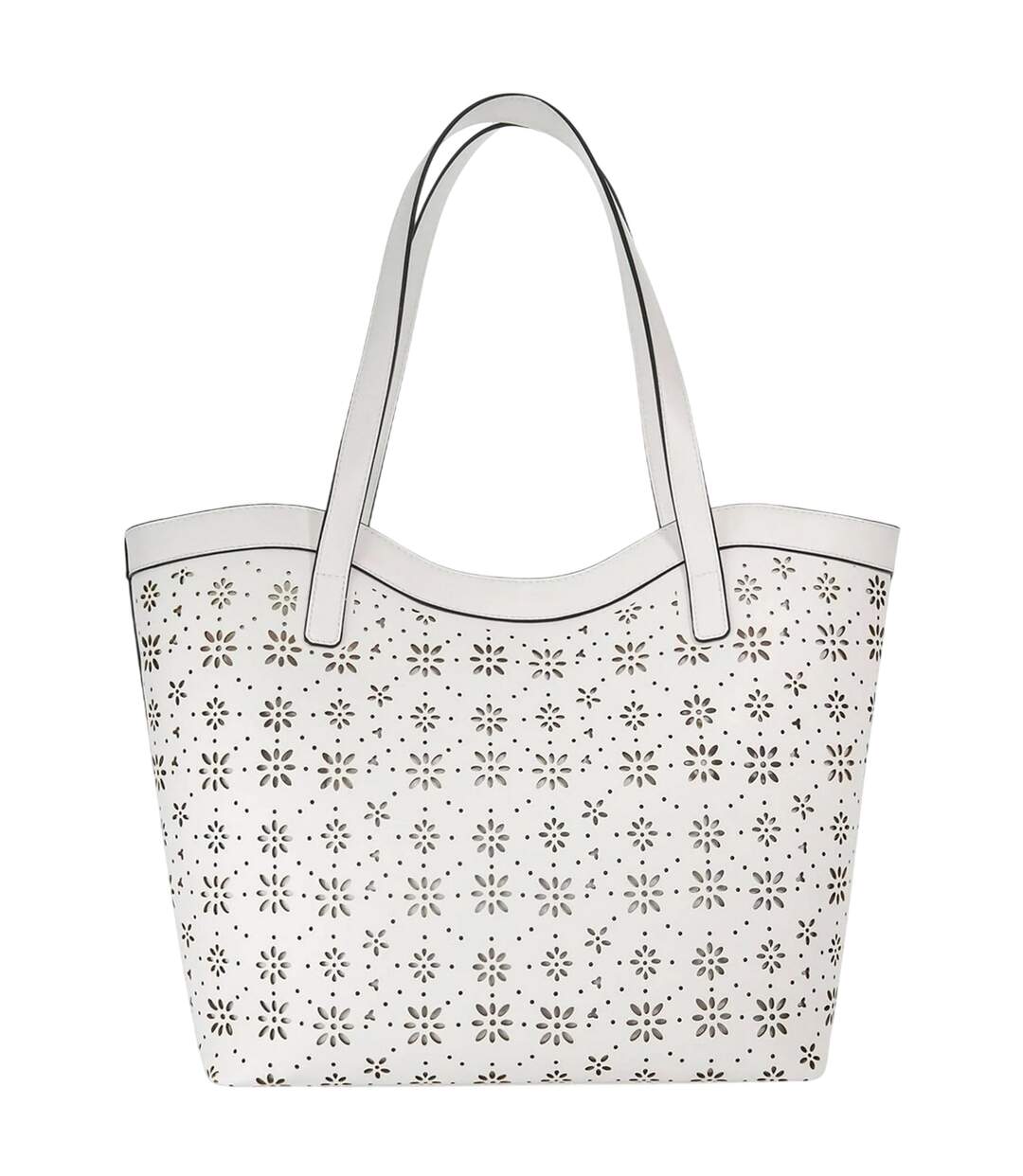 Womens/ladies Daizies Tote Bag One Size White Dune London-2