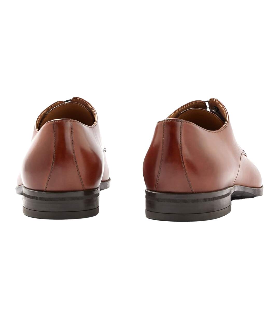 Mens Kensington Leather Oxford Shoes Medium Brown Boss-2