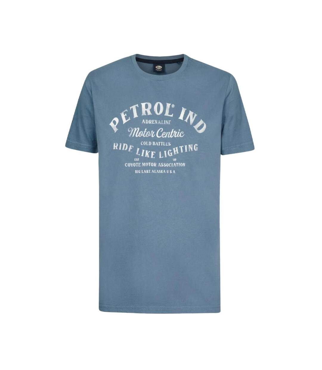 T-shirt Bleu Homme Petrol Industries TSR650 - 3XL-1