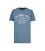 T-shirt Bleu Homme Petrol Industries TSR650 - 3XL-1