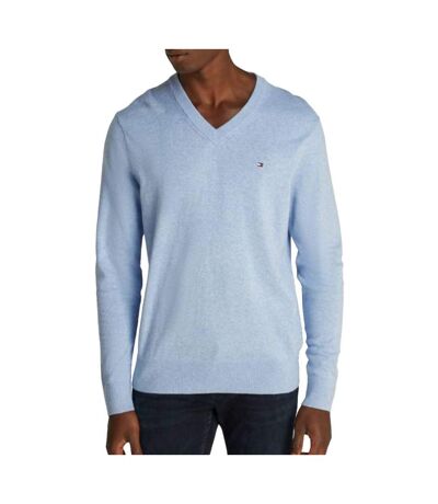 Pull bleu homme tommy hilfiger pima mw0mw28047 - l