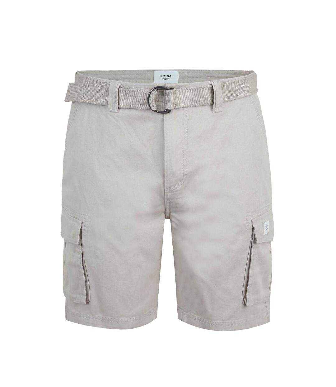 Short À Poches Homme Crème Firetrap-1