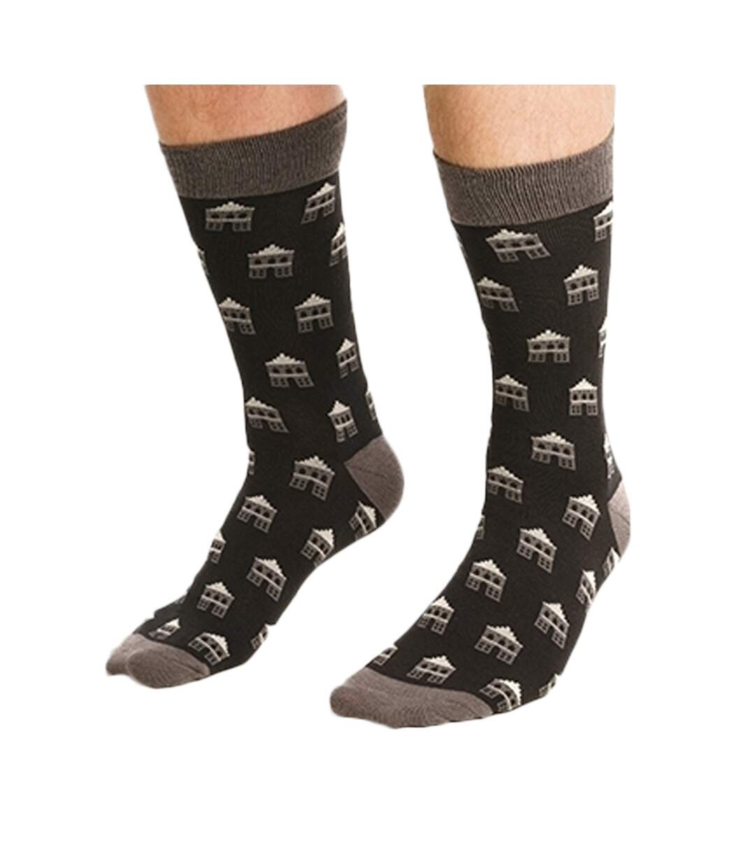 Chaussettes monoglam homme noir / marron / gris Laurence Llewelyn-Bowen Laurence Llewelyn-Bowen