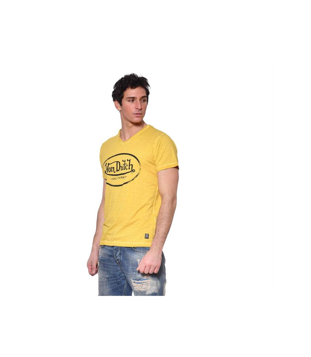 T-Shirt Col en V homme Ron Vondutch-2