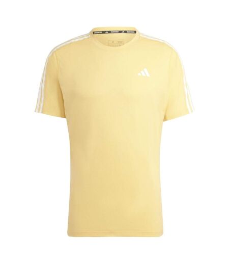 Mens Own The Run Stripe T-shirt Semi Spark Adidas