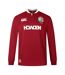 Unisex Adult Long-sleeved Rugby Shirt Red Dahlia Canterbury-2