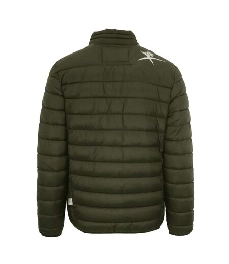 Doudoune Matelassée Motif/style Logo Adulte Vert Plein Sport