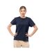 T-shirt Manches Courtes Playo Femme Bleu Foncé Hi-Tec-1