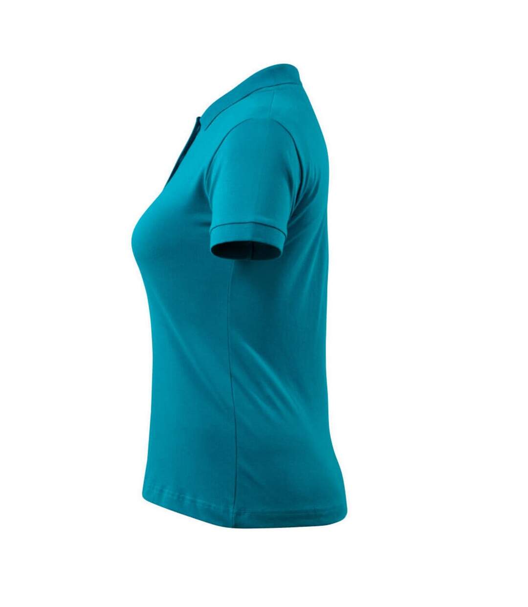 Womens/ladies Grasse Crossover Polo Shirt Petroleum Blue Mascot-3
