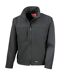 Result Mens Softshell Premium 3 Layer Performance Jacket (Black)