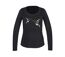 Mayflower NAWA1 : Tee-shirt manches longues noir avec sérigraphie colibri-5