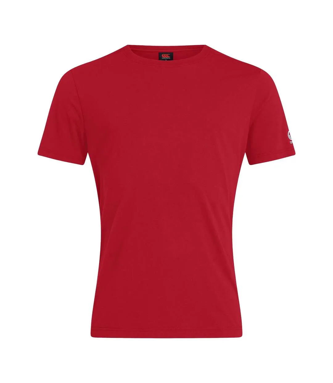 Mens Club Plain T-shirt Flag Red Canterbury-2
