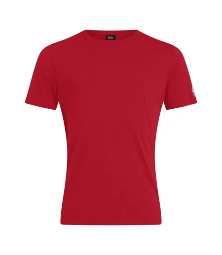 Mens Club Plain T-shirt Flag Red Canterbury