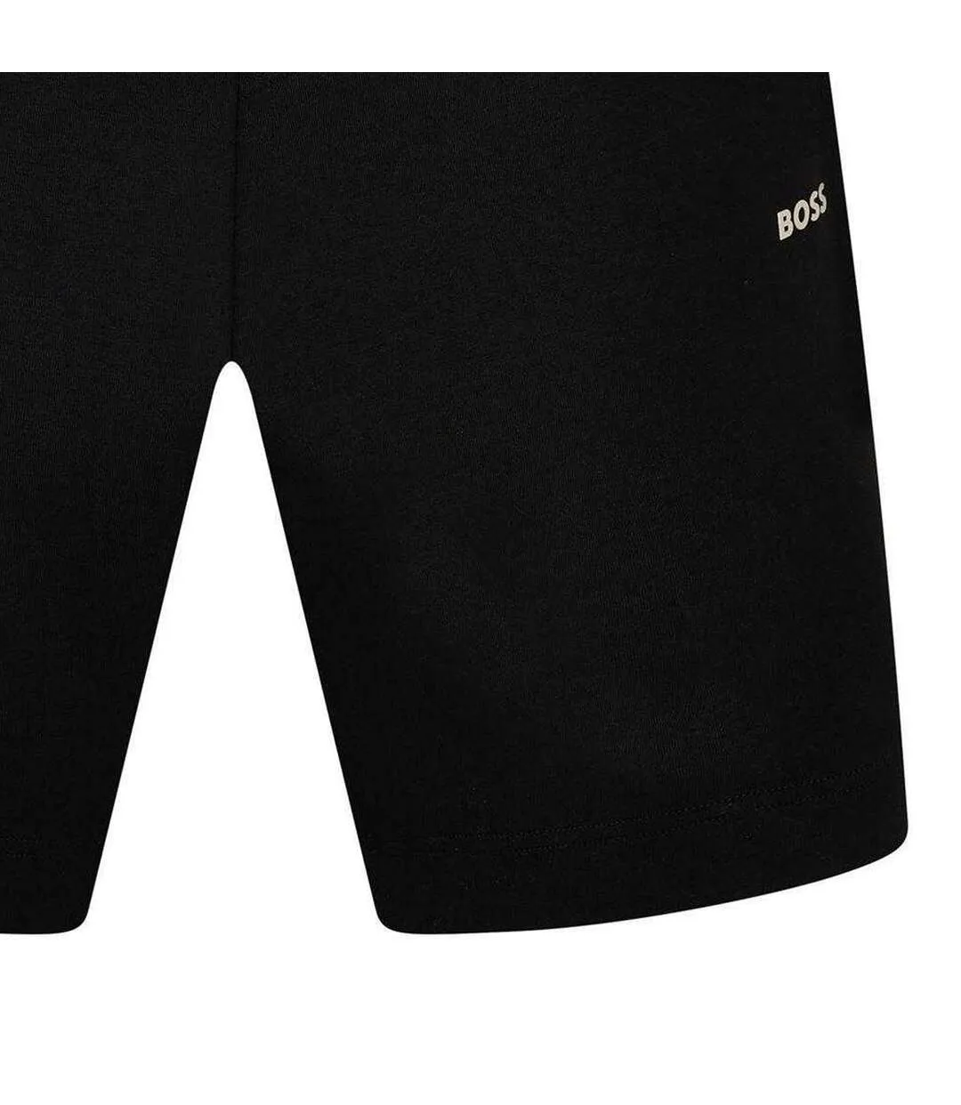 Mens Headlo 1 Fleece Sport Shorts Black Boss-3