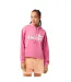 Sweat À Capuche Manches Tombantes Femme Rose Lacoste-1