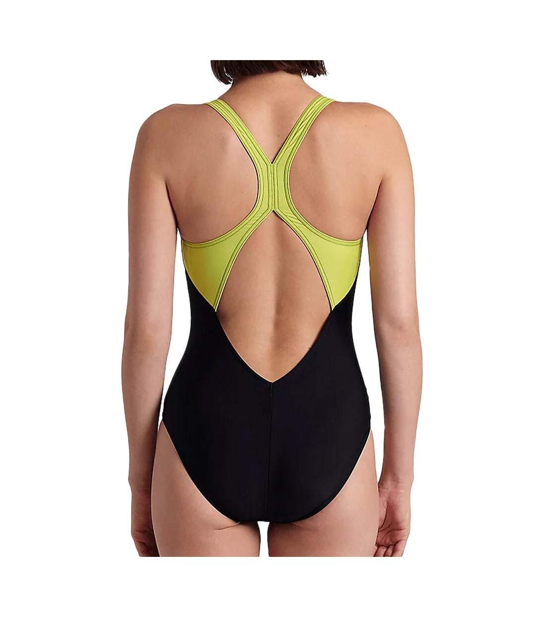 Maillots de bain 1 pièce noir femme arena gleam-2