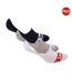 Pack Of 3  Womens/ladies Liner Socks  White Lee-1