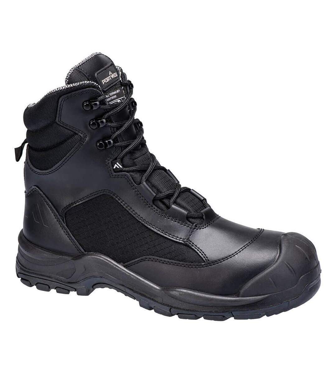 Unisex adult patrol occupational o7s sr fo sc hro safety boots black Portwest-2