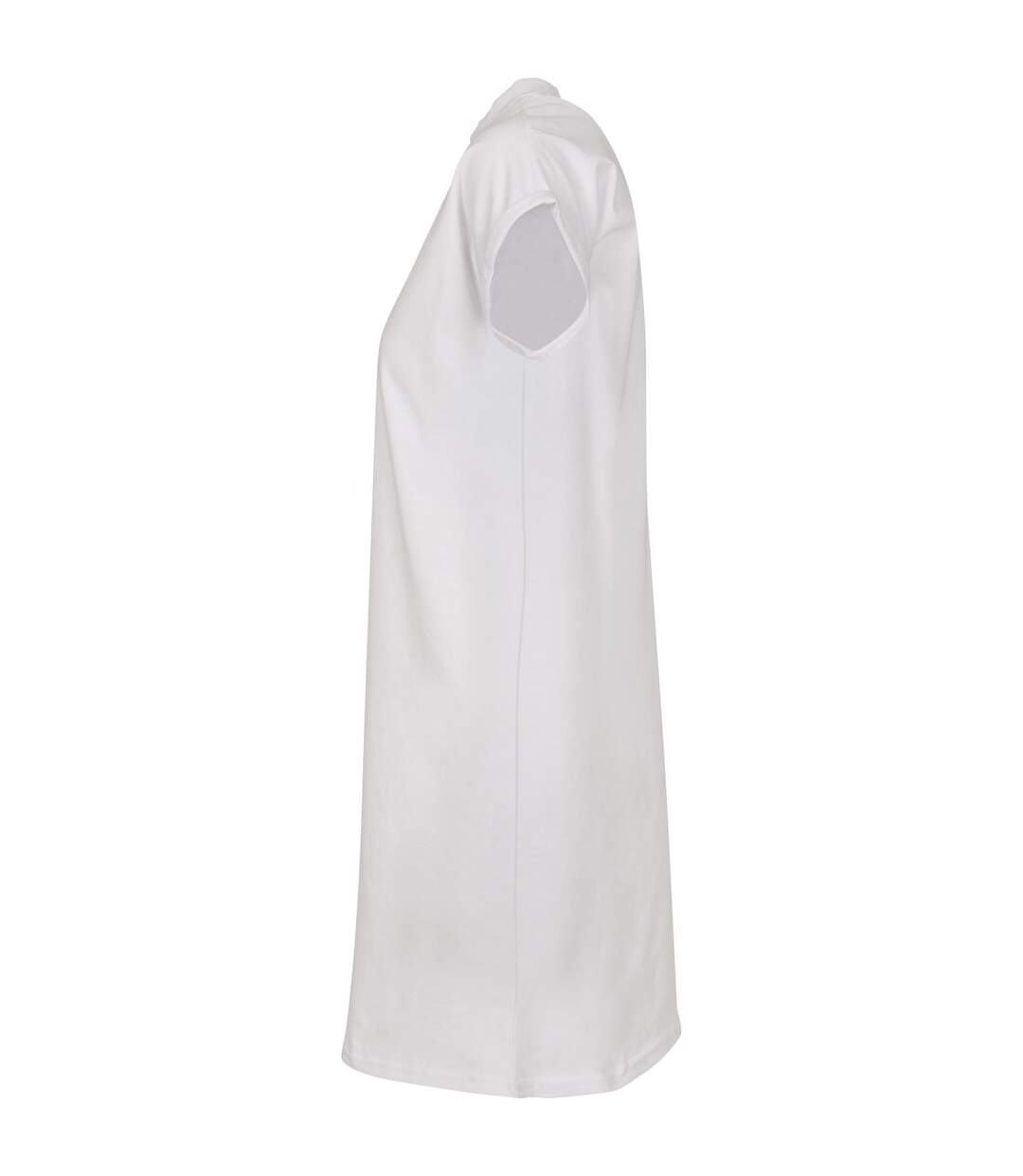 Robe Décontractée Femme Blanc Build Your Brand-4