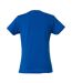 Womens/ladies Plain T-shirt Royal Blue Clique-2