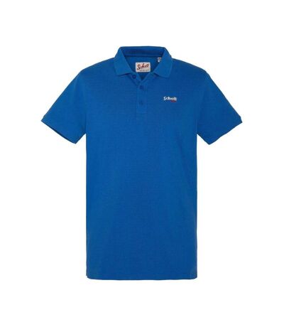 Polo Bleu Homme Schott S0022 - M