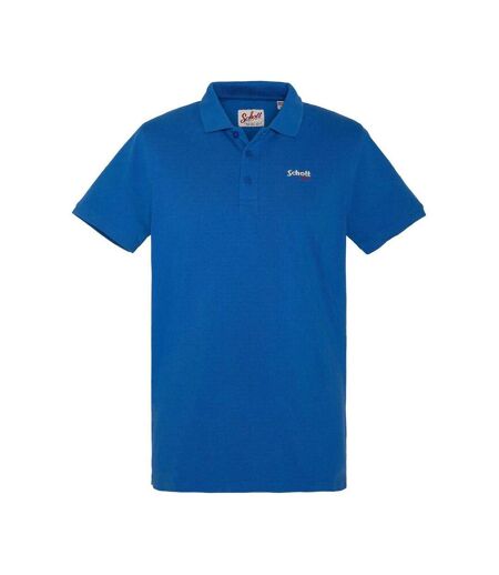 Polo Bleu Homme Schott S0022 - M