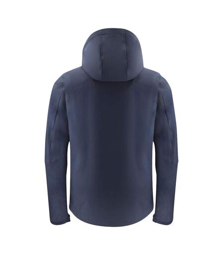 Mens Lodgetown Soft Shell Jacket Navy James Harvest