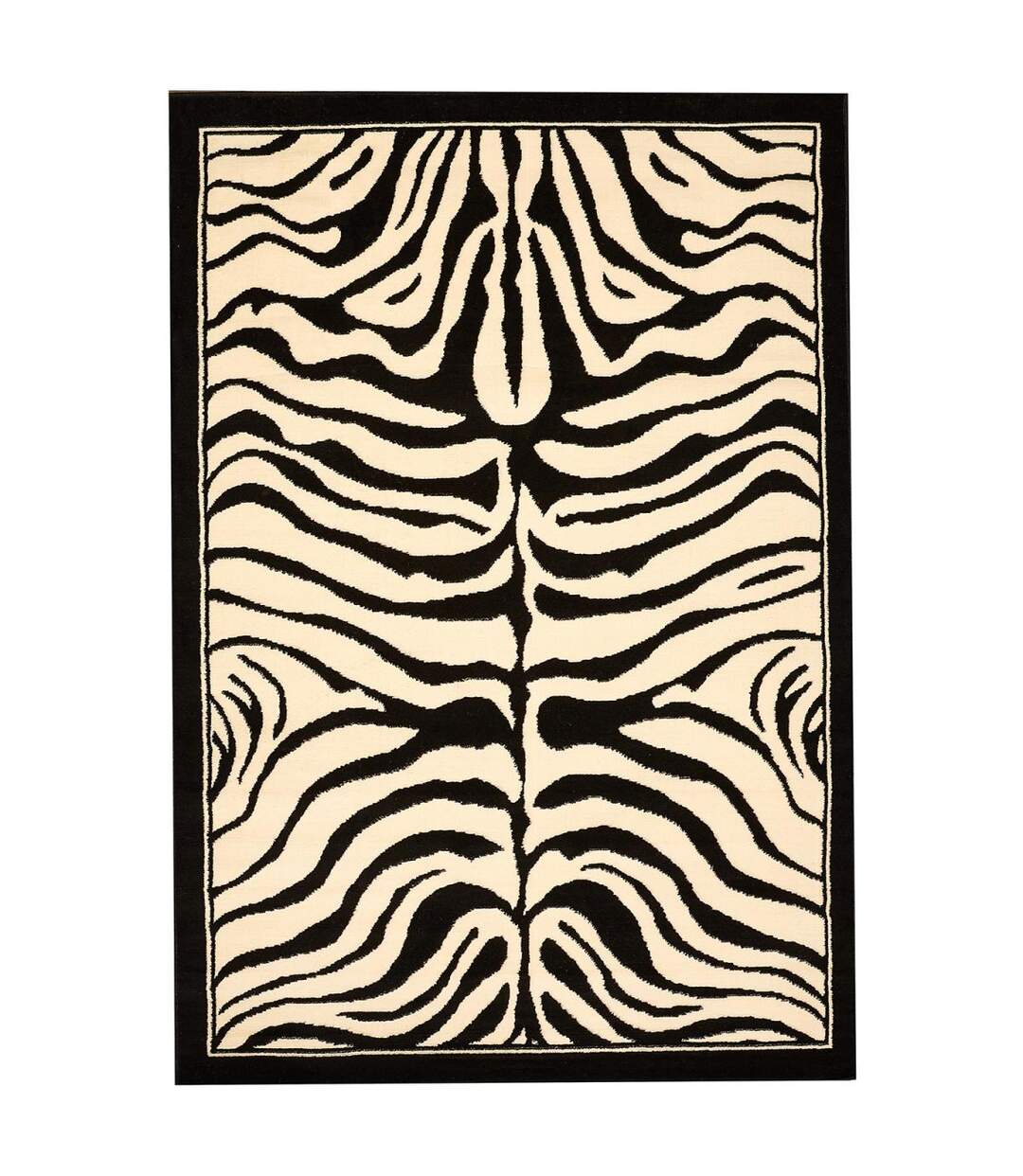 Tapis salon et chambre tissé motif animaux AF1 ZEBRE