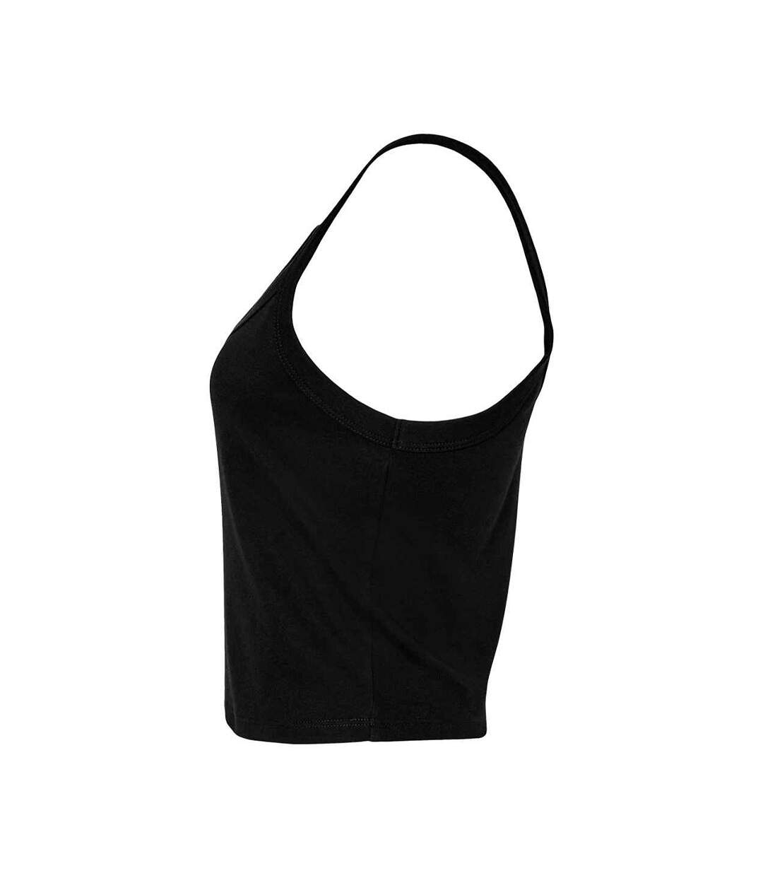 Débardeur femme noir uni Bella + Canvas-3