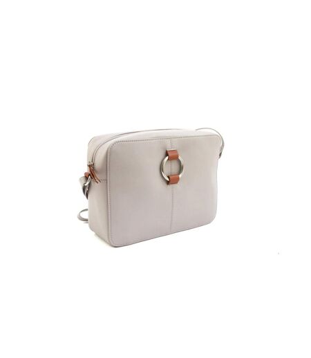 Eastern Counties Leather - Sac à main HELEN - Femme (Blanc cassé / Marron clair) (Taille unique) - UTEL432