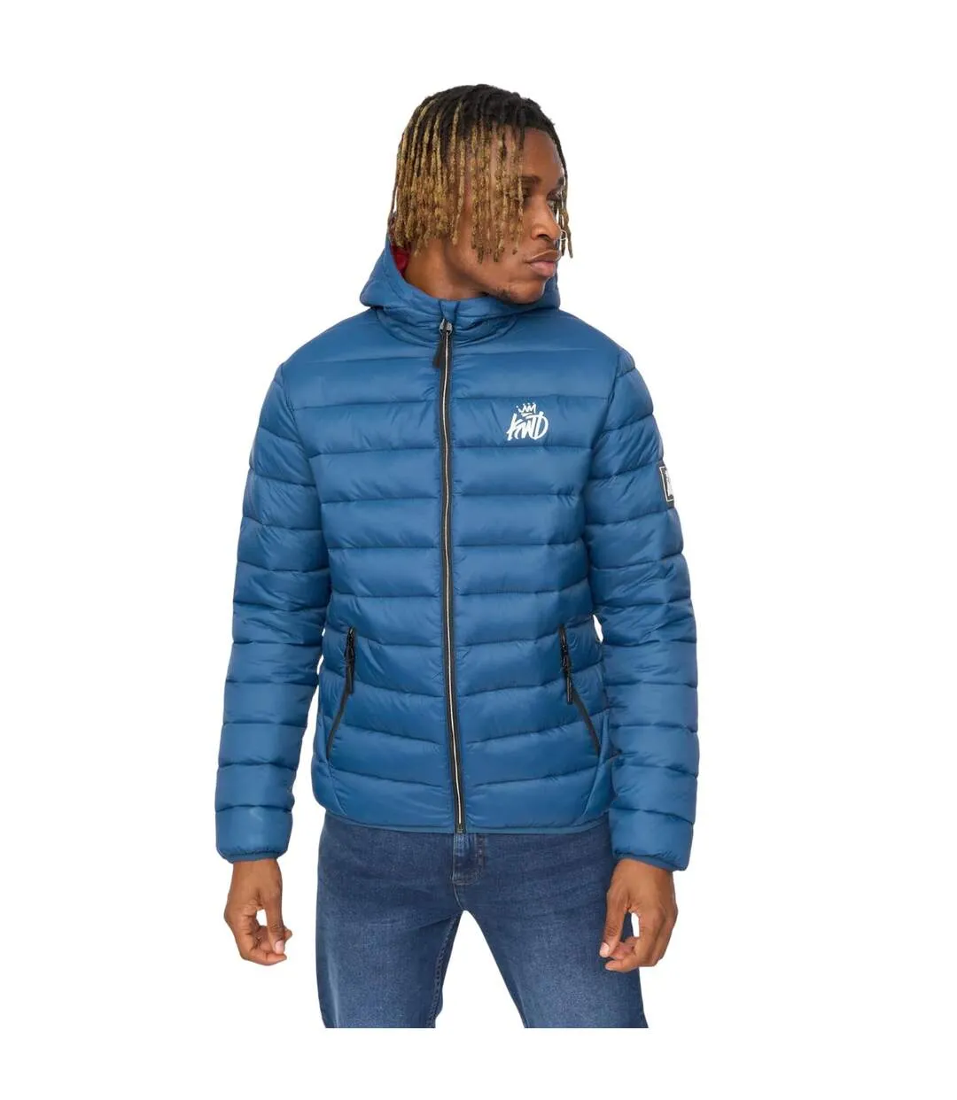 Mens Jackinson Puffer Jacket Teal Kings Will Dream-2