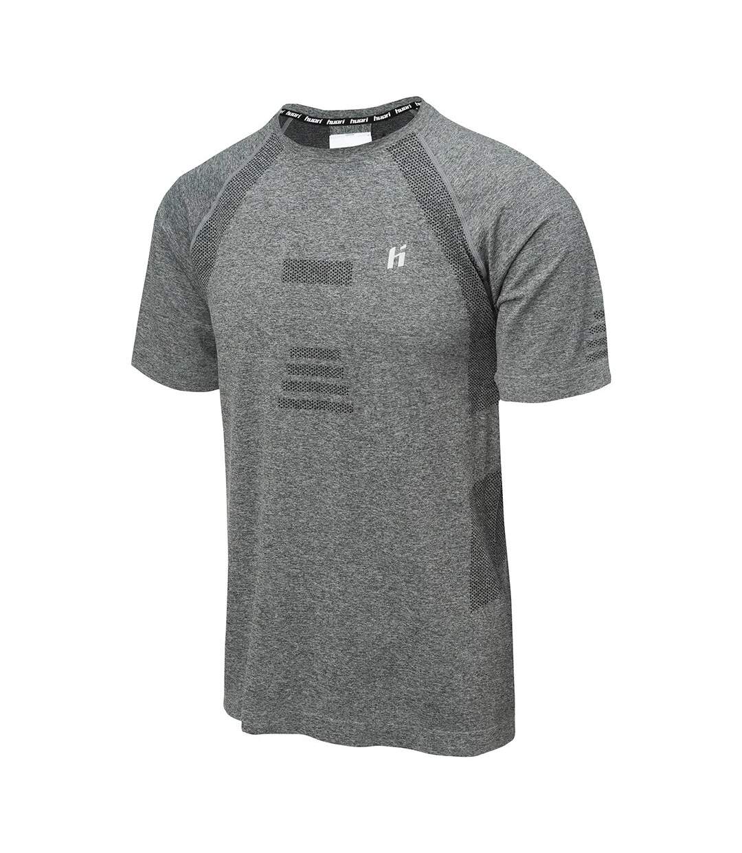 T-shirt Fazh Homme Gris Clair Chiné Huari-3